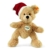 Steiff 110795 – Teddybär Fynn mit Weihnachtsmütze, 24cm, beige - 1