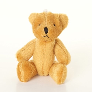 NEU - 18 X BRAUN TEDDYBÄR - Klein Niedlich Weich Kuschelig - Geschenk Geburtstag Weihnachten - 